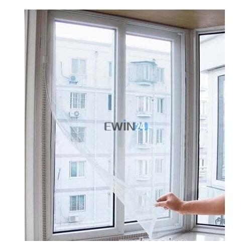 2 X Window Screen Mesh Net Insect Fly Bug Mosquito Moth Door Netting New White Large