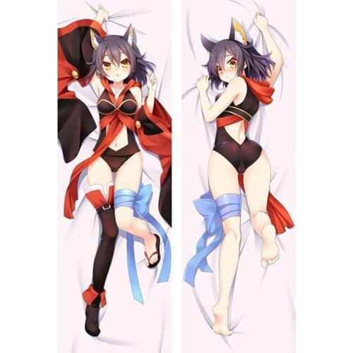 3D Double-sided Japanese Anime Chaos Dragon Eiha LOLI Throw Otaku Dakimakura Gifts Bedding Hugging Body Pillow Case 150x50 CM