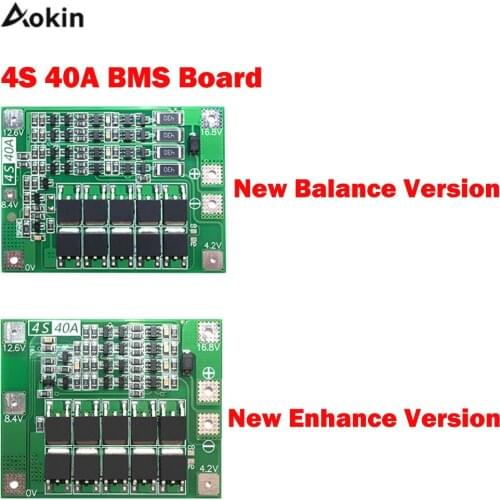 4S 40A Li-ion Lithium Battery Protection Board For Drill Motor 14.8V 16.8V Enhance/Balance Version 18650 Charger PCB BMS DIY