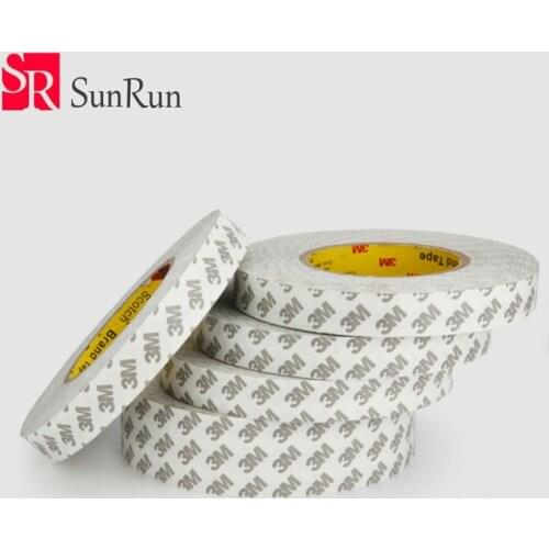 Free delivery High Quality 1 Roll 2-20mm x 50M 3M White Double Sided Tape Sticky for Mobile Phone LCD Pannel Display Screen Rep