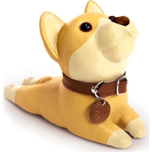 Home decoration Safety Creative Wedge Doorstop Door Stops Cute Cartoon Dog Door Stopper Silicone Child Foot Shape Baby