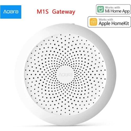 Original Aqara Gateway M1S Hub RGB LED Night Light Zigbee 3.0 Connect Remote Control Work with Homekit and Mihome for Smart Home