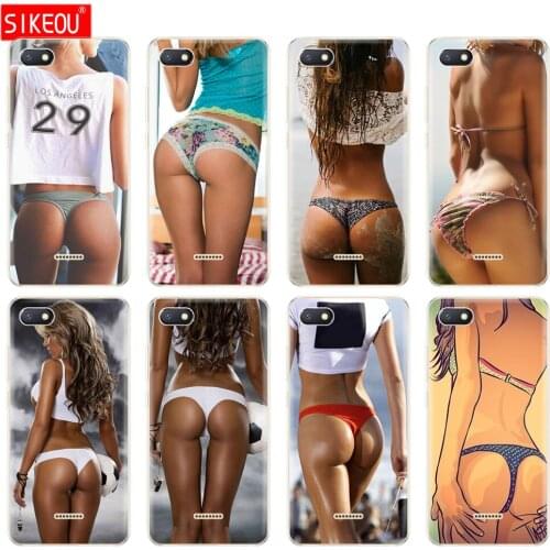 Case for redmi 6a 6 pro case cover for xiaomi redmi note 7 6 pro redmi go case for xiaomi mi 9 SE Sexy ass Bikini Woman girl