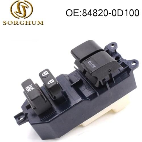 84820-0D100 Electric Power Window Regulator Master Switch For Toyota Yaris 2005-2011 848200D100 8482002230