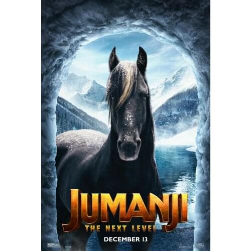 Jumanji: The Next Level Movie Art print Silk poster Home Wall Decor