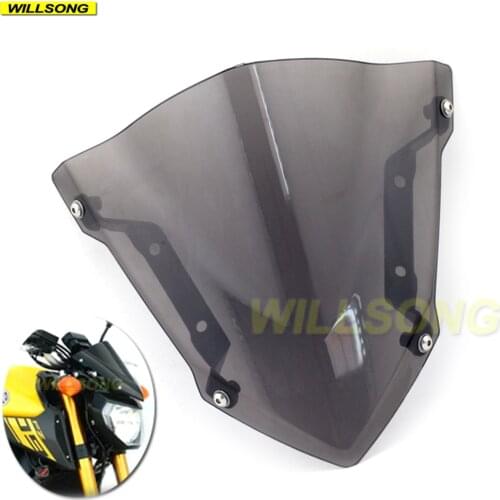 Windscreen Air Wind Deflector Windshield Glass Screen Pare-brise For YAMAHA MT09 FZ09 2014 2015 2016 Motorcycle Accessories