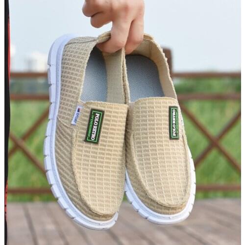 Spring Summer New Cloth Mens Shoes Soled Casual Zapatillas Hombre Chaussure Homme