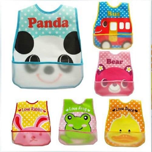 Baby Bibs for Newborn Bandana Baby Boys Collar Bib Solid Feeding Waterproof Apron EVA for Girl Hygiene Products Burp Clothes