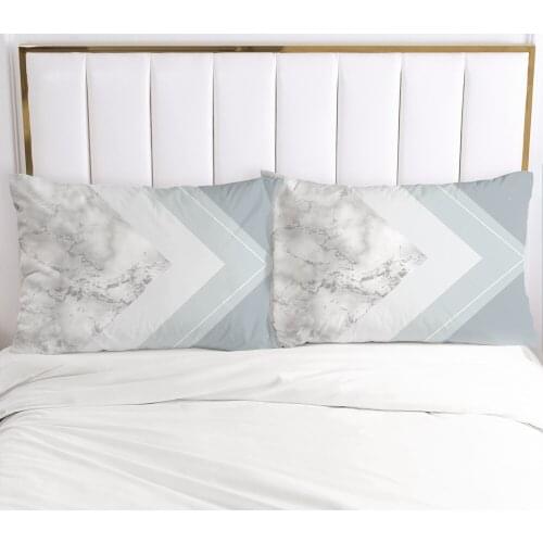 Pillow Cases Bedding 2PCS PillowCase For Bedroom,Home Decoration 70x70cm 50x75cm 50x70cm 80x80cm Pillow Cover Simple Marble