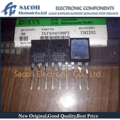 Free Shipping 5Pcs IXFX94N50P2 IXFX94N50P IXFX94N50 94N50 TO-247MAX 94A 500V Power MOSFET transistor