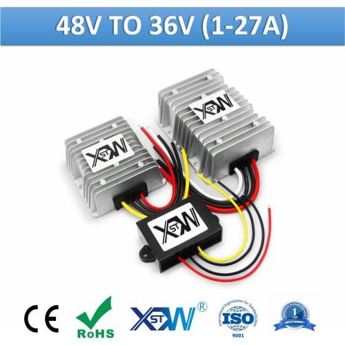 Step Down Voltage Converter DC-DC 48V to 36V CE ROHS Buck Converter DC Power Supply 36 Volts Regulator Aluminum Waterproof IP67