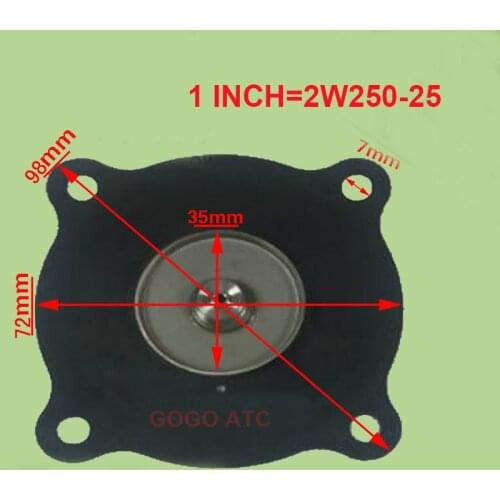 2w series Brass valve parts Air gas water 2W160-15/2W200-20/2W250-25/2W350-35/2W400-40/2W500-50 solenoid valve diaphragm NBR FKM