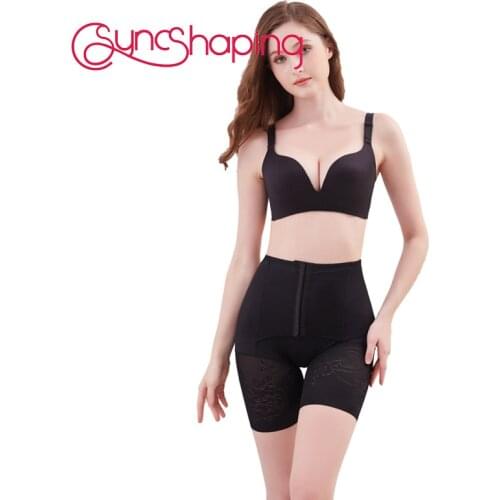 High-Waited Front-Breasted Boxer Shorts For Postpartum Corset Buttocks Body Shaping Pants Womens Oersized Panties