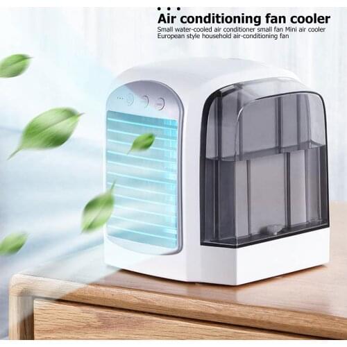 Mini Air Conditioner Fan Summer Water Cooling Purification Air Cooler USB Multifunction Humidifier Desktop Air Conditioner Fan