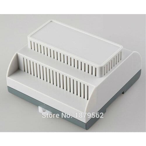 112*108*62mm waterproof din rail case fireproof electronic junction project box plastic control outlet box flame retardant box