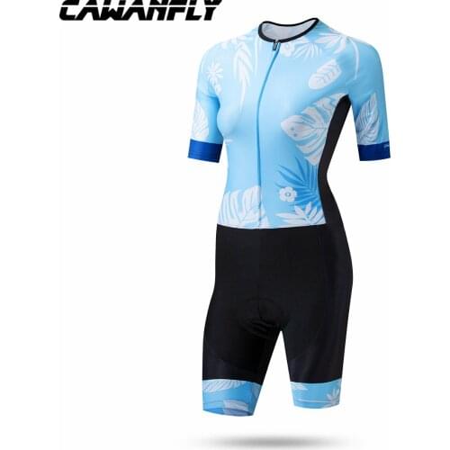 Cawanfly High Quality 100% Italy Lycra Pro Fabric Ropa Ciclismo Maillot Cycling Jersey Skinsuit Bike Clothing Triathlon Suit