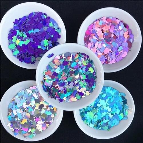 5*8mm/Bag Ultrathin Unicorn Shape Sequins Laser Paillettes 3D Nail Art Decoration DIY Body Painting Nail Lentejuelas Accessories