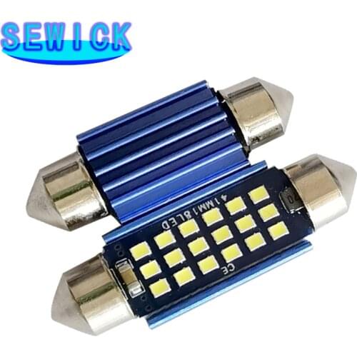 500PCS canbus c5w led 31mm 36mm 39mm 41mm 12SMD 2016Chips LED Festoon CarDome Light free No Error Auto Interior Reading Lamp 12v