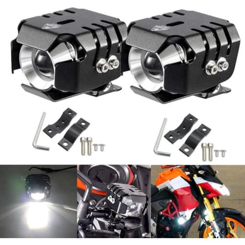 6 LED 100W Motorcycles Headlight Fog Lamp Working Spot Light 3500LM 6000K White Color Light New