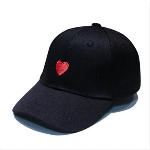 High Quality Lovely Love Embroider Baseball Caps Cattoon Pattern Embroidery Hats For Women Men Snapback Hip Hop Caps Gorras