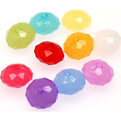 Beads,7x10mm solid color jelly faceted roudelle beads,faceted rondelle acrylic beads,random mixed color,sold of 1320pcs