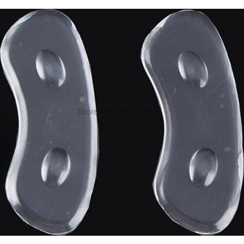 By dhl 500Pair Foot Care Shoe Pads Thicken Silicone Gel Heel Feet Insoles Cushion tool