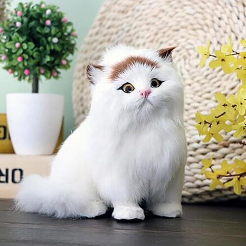 Simulated Fat Cat Stuff Toy Handicraft Photography Props Home Car Decor Gift Home Decorative