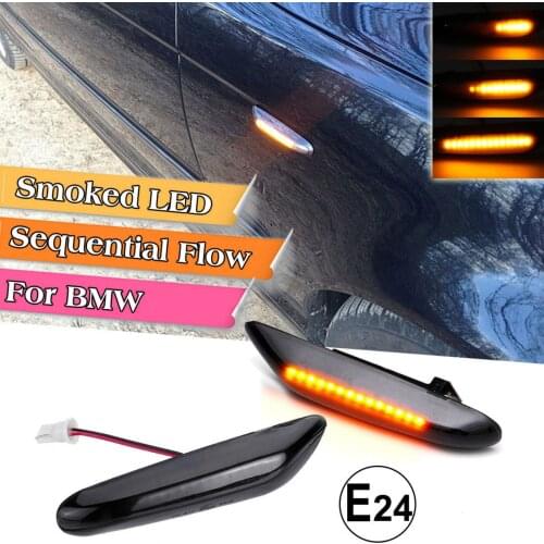 2Pcs Led Dynamic Side Marker Turn Signal Light Sequential Blinker Lamp Indicator Light For BMW E60 E81 E83 E87 E90 E92 E93