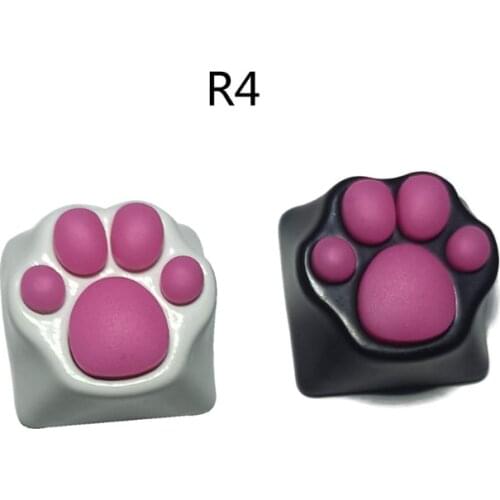 ABS Silicone Kitty Paw Artisan Paws Keyboard KeyCaps for cherry MX Switches L41E