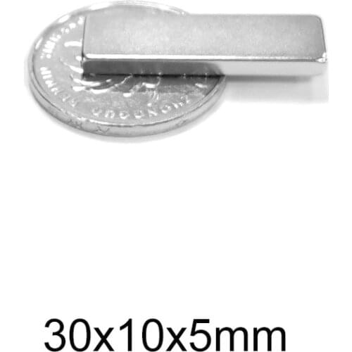 2/5/10/20/30PCS 30x10x5 Major Quadrate Search Magnet 30mm*10mm Powerful Strong Magnets 30x10x5mm Strong Neodymium Magnet 30*10*5