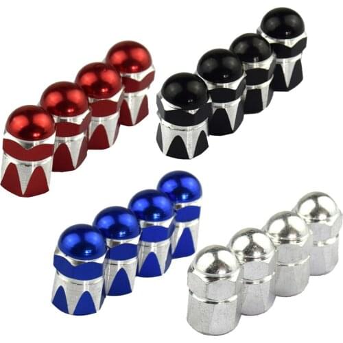 4x Mushroom Shape Car Bicycle Wheel Tire Valve Stems Anti Dust Cover