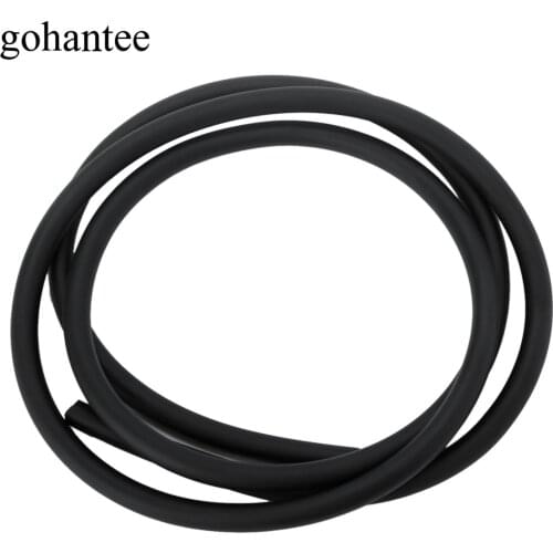 Gohantee Black 1M Natural Latex Rubber Tube Elastica Bungee for Hunting Slingshot Catapult 3mmX6mm 3060 Sling Rubber Bands Tubes
