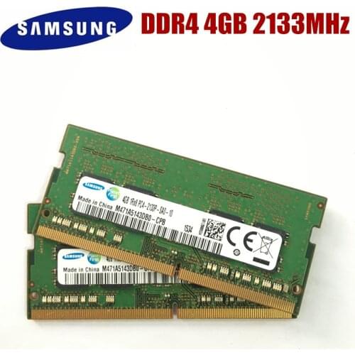 Samsung Laptop DDR4 4GB PC4 2133P DIMM notebook Memory 4G DDR4 2133MHZ Laptop memory notebook RAM