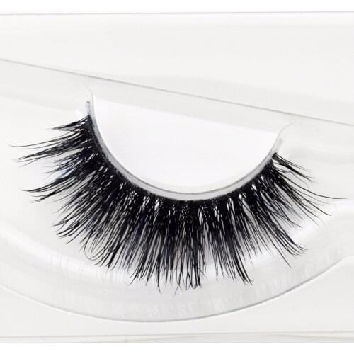 Visofree Mink lashes Invisible band Wispy Fake Eyelashes Full Volume Thick 3D Eyelashes Handmade lashes False eyelashes F5