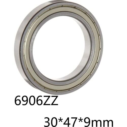 1pcs 6906ZZ High-quality Deep Groove Ball Rolling Thin-wall Bearings 6906-ZZ 61906ZZ 30*47*9mm 30*47*9 Bearing Steel Material