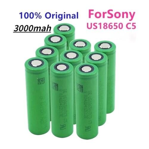 100% Original18650 VTC5 Li-ion rechargeable 18650 battery for VTC5 30A 3000mah ForSony toys tools flashlight+free shipping
