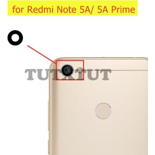 3pcs for Xiaomi Redmi Note5A/ Note 5A Prime Back Camera Glass Lens Main Rear Camera Lens with Glue Repair Spare Parts