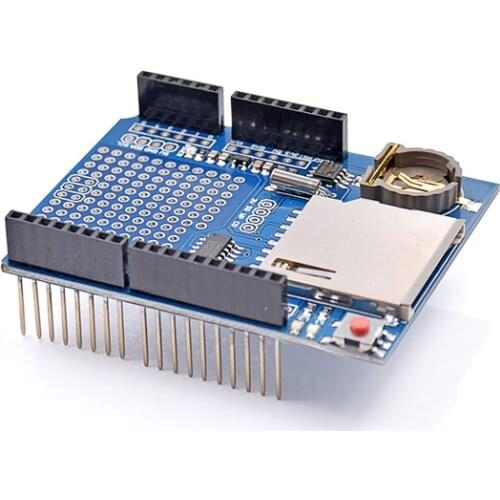 5pcs/lot New Logging Recorder Data Logger Module Shield V1.0 for Arduino UNO SD Card Hot