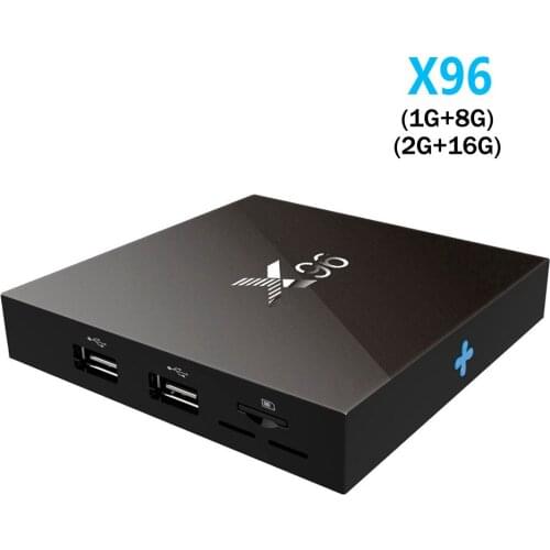 50pcs/lot X96 Android 6.0 Smart TV BOX Quad core HD2.0 4K*2k Amlogic S905x