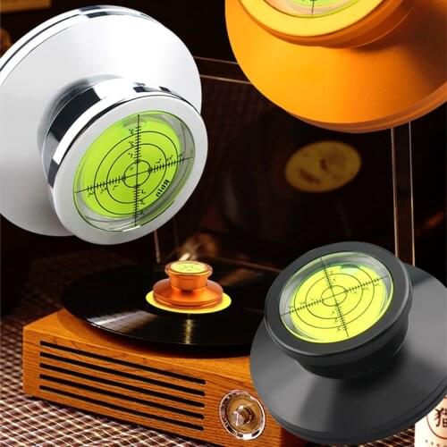 Audiophile LP Vinyl Record Stabilizer Turntable Level Aluminum Alloy Audio Disc Town