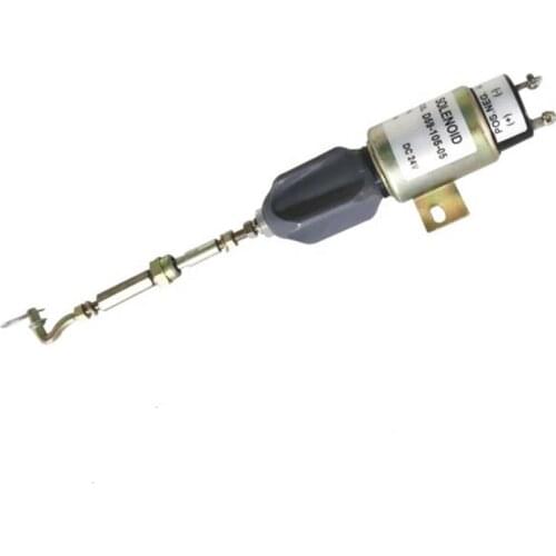 Bus Engine Fuel Shutdown Flameout Solenoid Valve D59-105-05 SK-104U-36 DC24V for Diesel Aftermarket Parts LH-B042