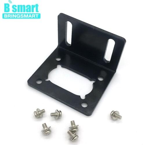 Bringsmart 370 Mounting Bracket of Worm Gear Motor With Screw Motor Support For Fixed Running Smoothly Micro Motor Bracke