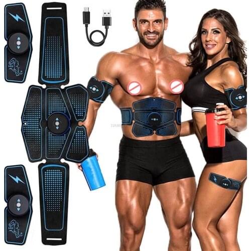 Electric Abdominal Muscle Stimulator Weight Loss Massage Neutral EMS Exercise Muscle Body Training Abdominal Patch