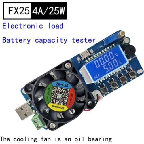 Electronic Load USB Load Tester 35W Constant Current Battery Capacity Tester