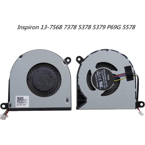 Original New Laptop CPU Fan Cooler For Dell Inspiron 13-7568 7378 5378 5379 P69G 5578