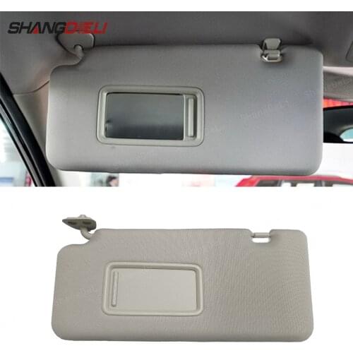 Left Side Sun Visor With Mirror For Nissan Tiida 2005 2006 2007 2008 2009 2010