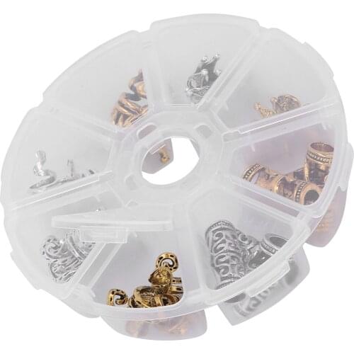 Mens Aftershave Beard Balm Retro Beard Bead Dreadlocks Hair Braiding Beads Jewelry DIY Decoration Pendant Set Male Care Male