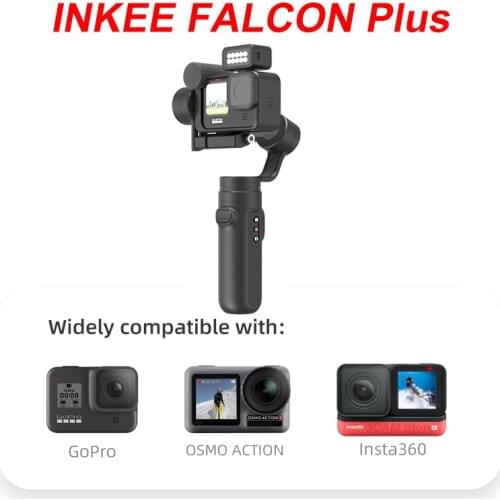 INKEE FALCON Action Camera Gimbal Stabilizer Handheld 3-Axis Anti-Shake Wireless Control for GoPro Hero 9/8/7/6/5 OSMO Insta360
