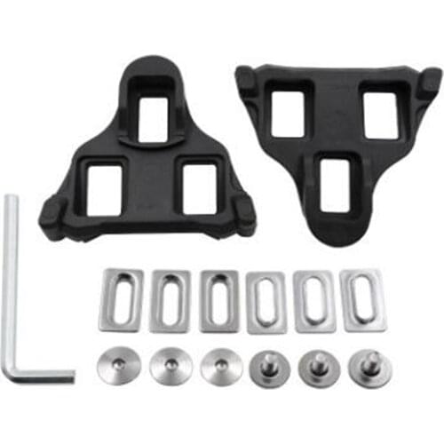 SPD-SL Cleats For Self-locking Shoes Road Bike Standard Three Holes Plastic Cycling Accessories pedal Shimano Pedaling Dynamics