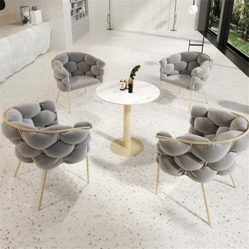 Reception Table and Chair Set Sofa for Rest Area, Hotel,Coffee Shop, Dessert, Milk Tea Shop and Western Restaurant